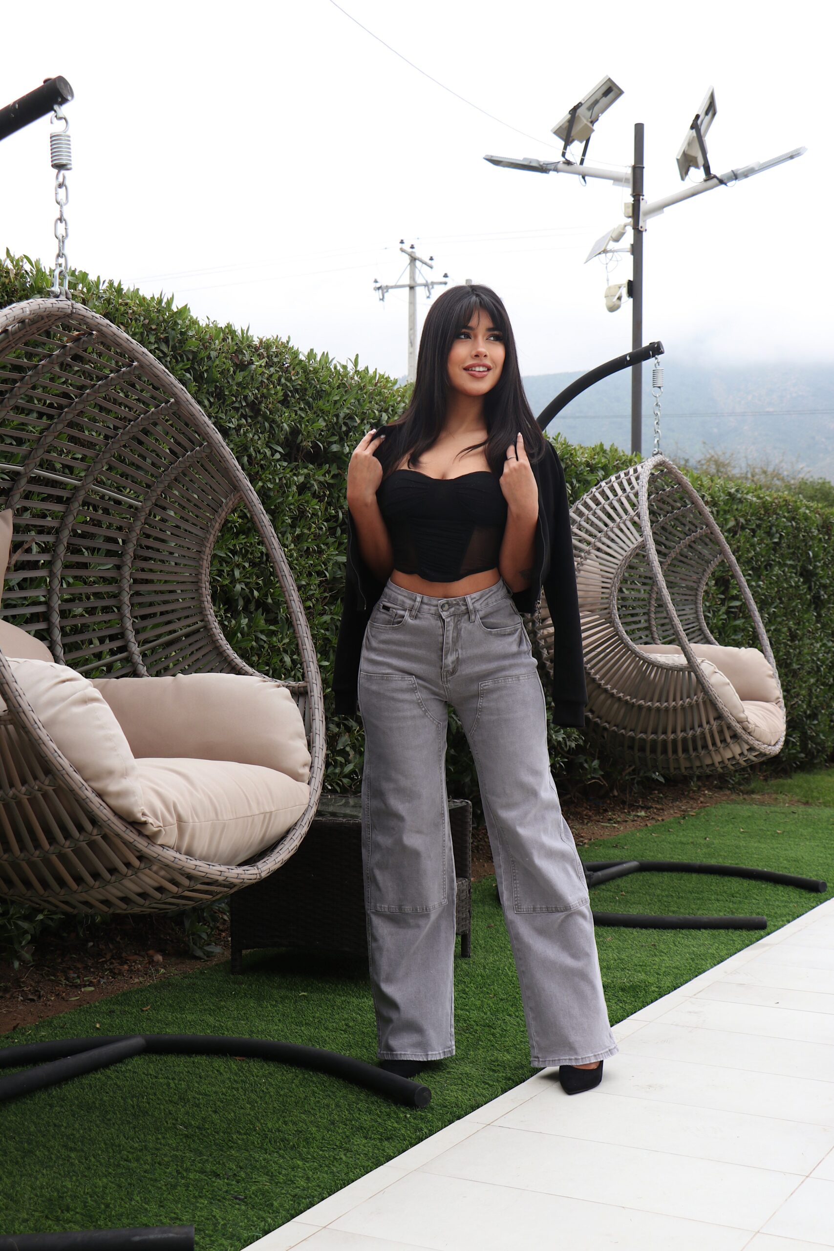 Processed with VSCO with l7 preset Jeans W Wide Leg Luxury Grigio