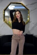 Jeans W Wide Leg Luxury Mónaco Nude - Imagen 5