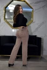 Jeans W Wide Leg Luxury Mónaco Nude - Imagen 6