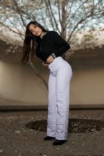 Jeans W Wide Leg Luxury Mónaco White - Imagen 3