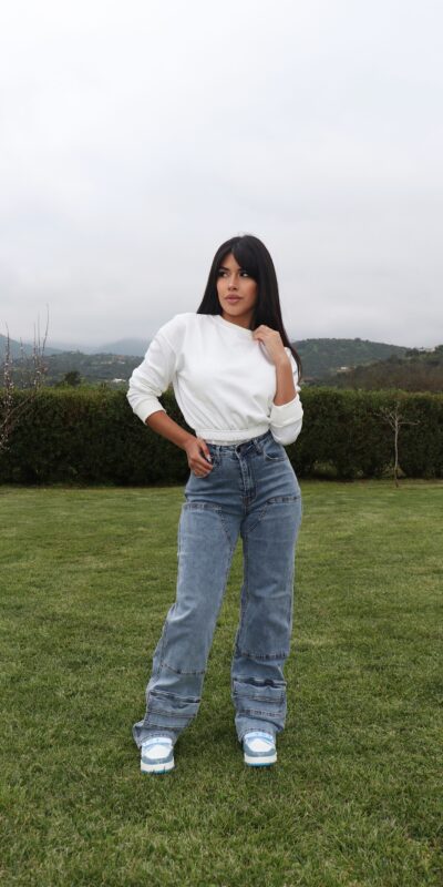 Jeans Wide Leg Verona Celeste