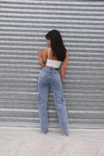 Jeans Cargo Multipocket Luxury Celeste Ice - Imagen 5