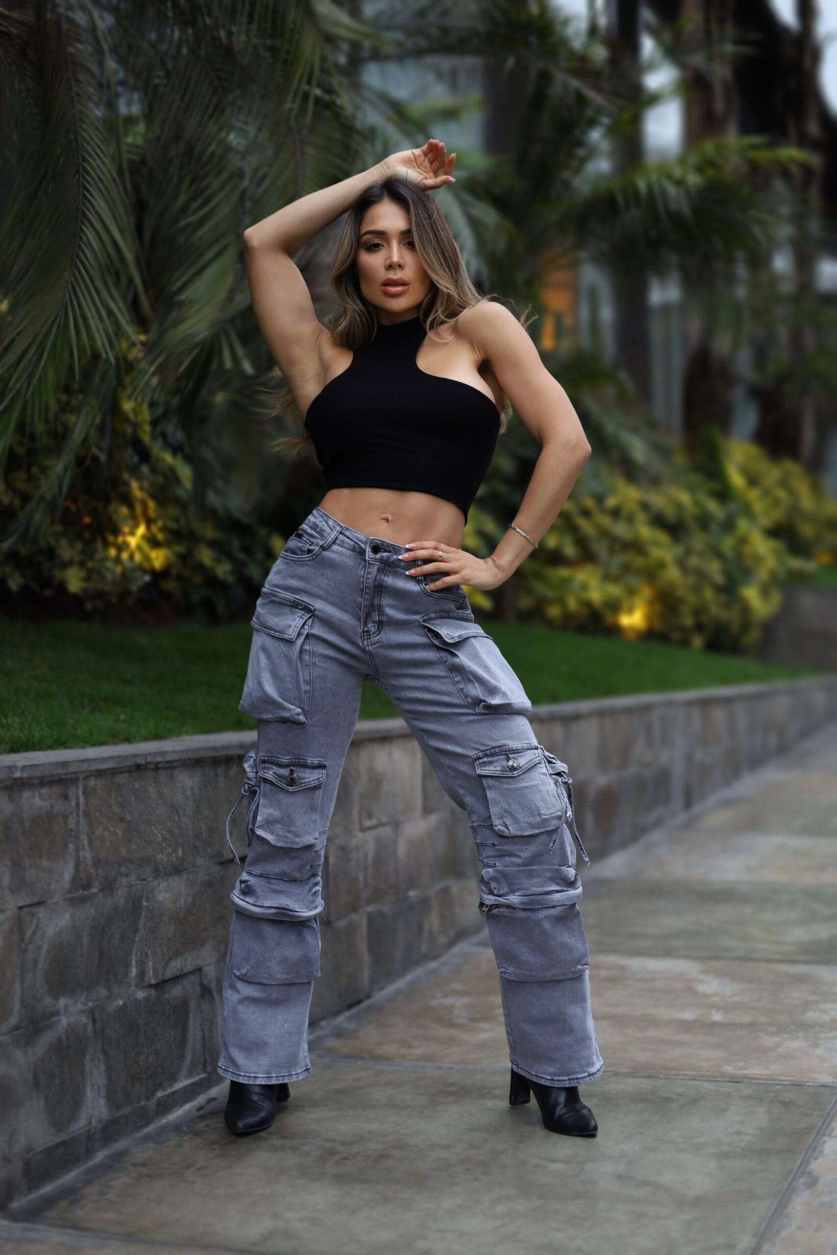 IMG_0426 Jeans Cargo Multipocket Luxury Grey