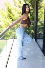 Jeans Wide Leg Crossed Celeste - Imagen 5