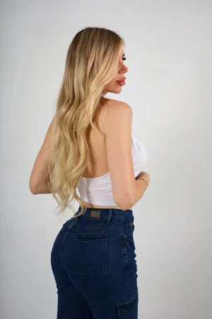 Jeans Cargo Paris Blue - Vista 7