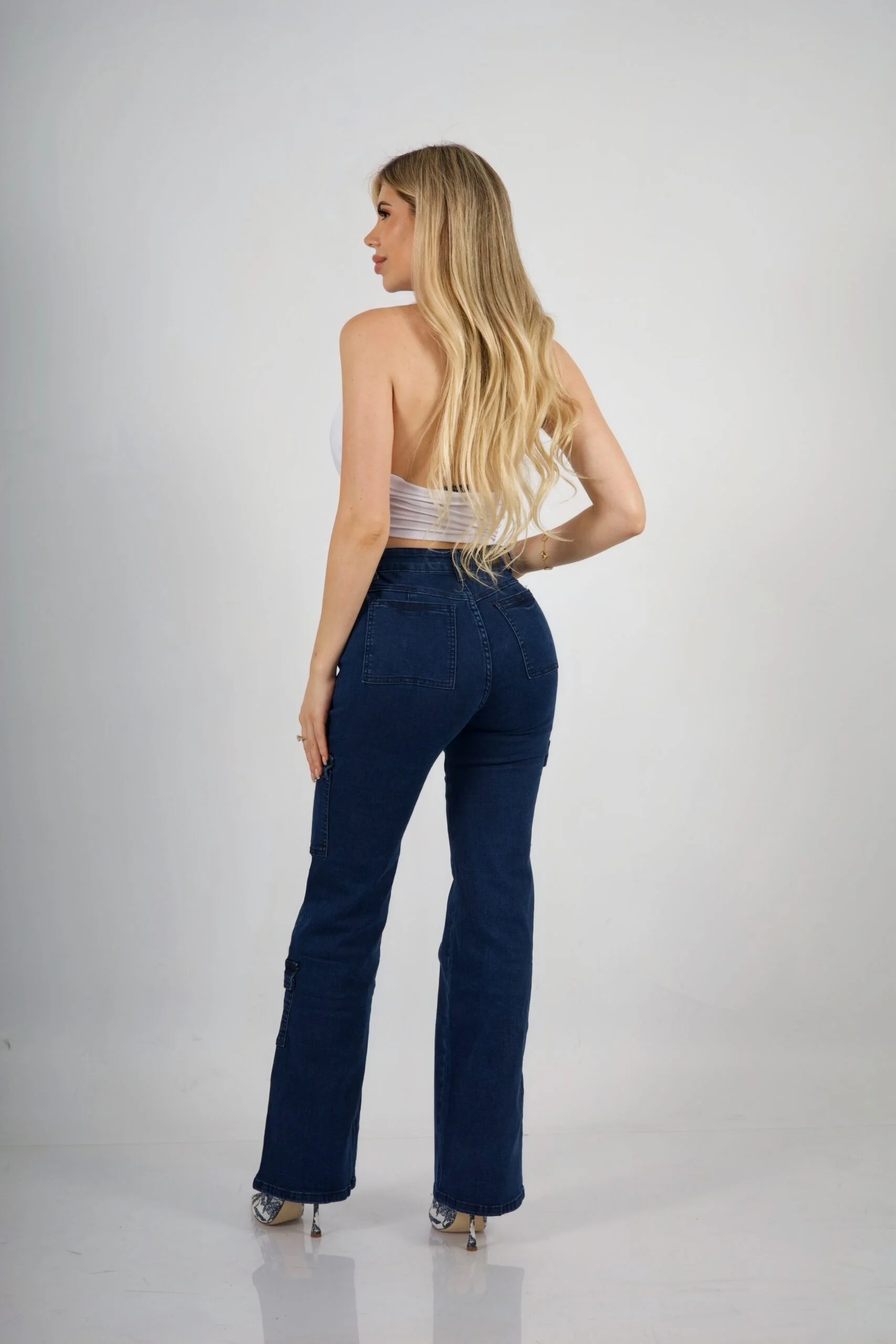 Jeans Cargo Paris Blue - Vista 6