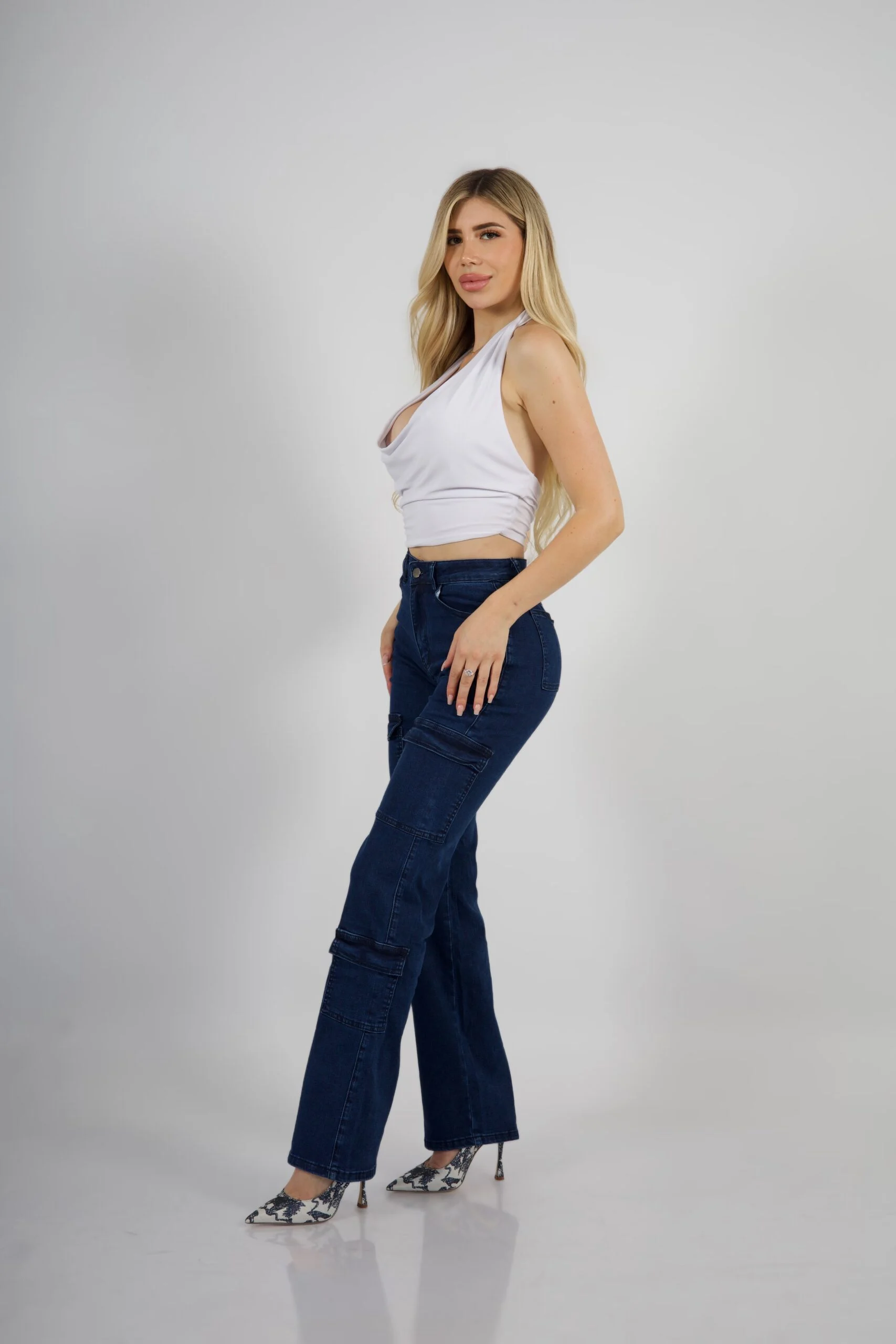 Jeans Cargo Paris Blue - Vista 2