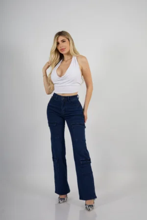 Jeans Cargo Paris Blue - Vista 1