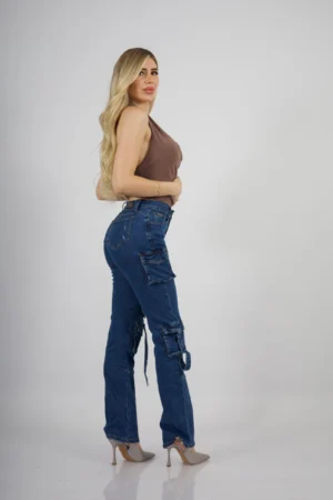 Jeans Cargo Roma Blue Intermedio - Vista 2
