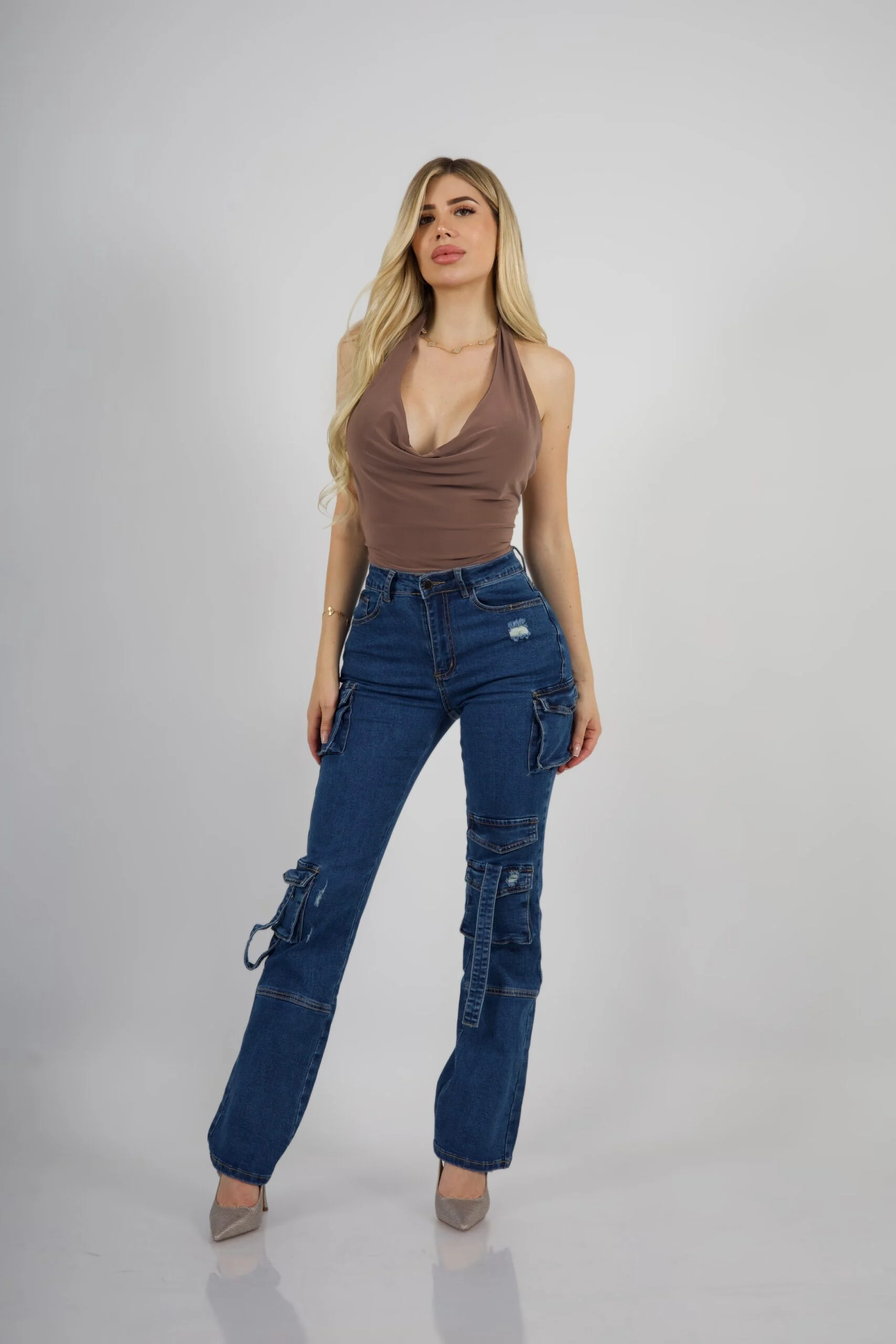 Jeans Cargo Roma Blue Intermedio