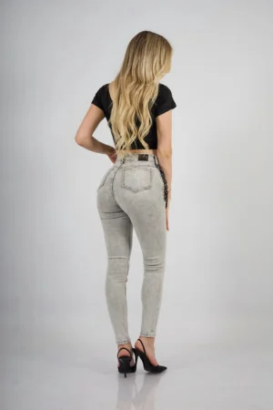 Jeans Rockstar Grigio - Vista 5