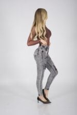 Jeans W classic destroyed Grigio - Imagen 2