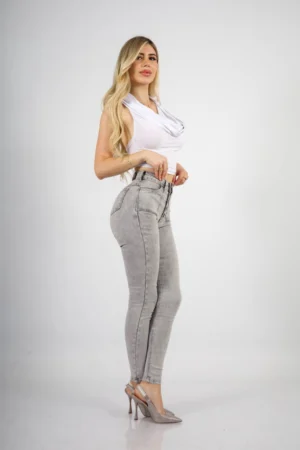 Jeans Monaco Grigio Claro - Vista 5
