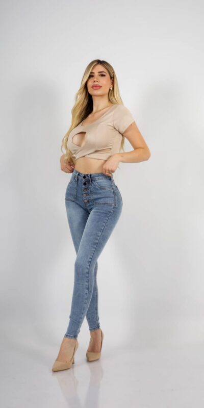 Jeans Monaco Celeste