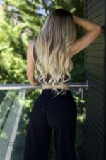 Jeans woman barrel black - Imagen 4