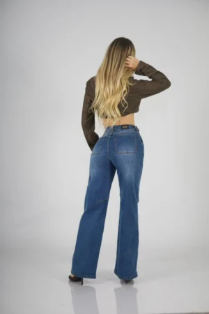 Jeans Baggy ajustable azul intermedio - Vista 5