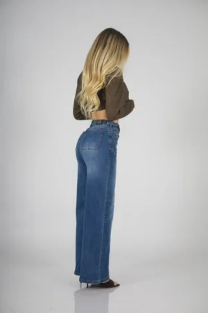 Jeans Baggy ajustable azul intermedio - Vista 6