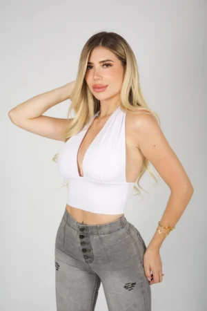 Jeans 5/B Lipo Shapper Grigio destroyed - Vista 6