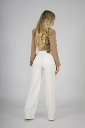 Jeans Baggy ajustable white - Vista 4