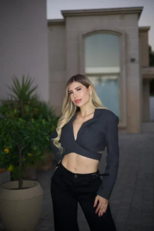 Jeans Woman Wide Leg Black - Vista 7