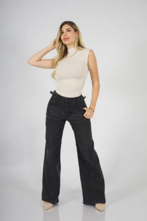 Jeans Baggy ajustable Dark - Vista 2