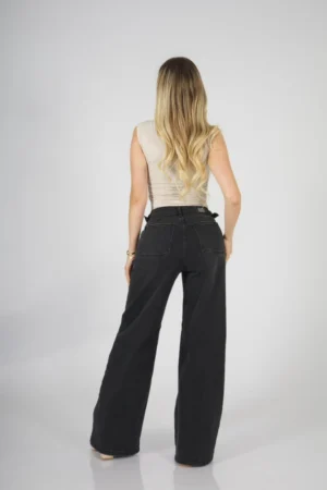 Jeans Baggy ajustable Dark - Vista 5