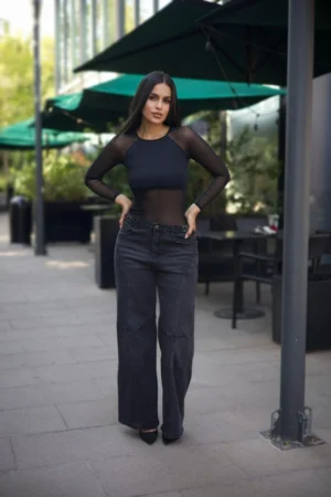 Jeans Baggy ajustable Dark - Vista 1