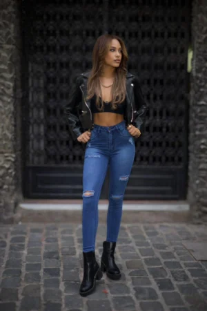 Jeans W Classic destroyed Egipto - Vista 1