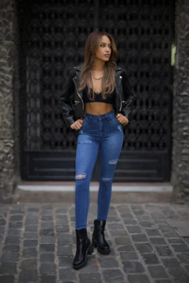 Jeans W Classic destroyed Egipto