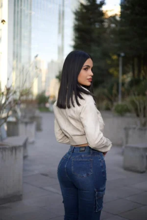Jeans Cargo Santorini Blue Oxidado (copia) - Vista 5