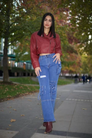 Jeans Cargo Multipocket Roma Blue Intermedio (copia) - Vista 1