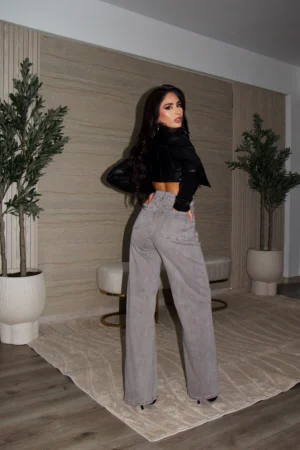 Jeans Baggy ajustable Grey - Vista 3