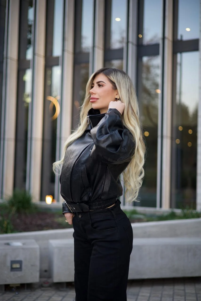 Jeans palazzo Street Aesthetic black - Vista 3