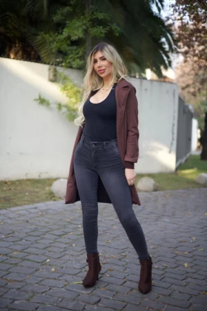 Jeans 1/b Lipo Dark desgastado - Vista 1