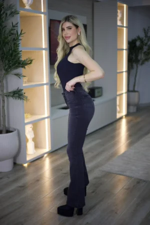 Jeans Flare Dark Focalizado Plastiflecha - Vista 2