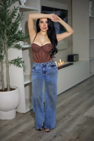 J/W WIDE LEG BLUE NEVADO OXIDADO - Vista 4