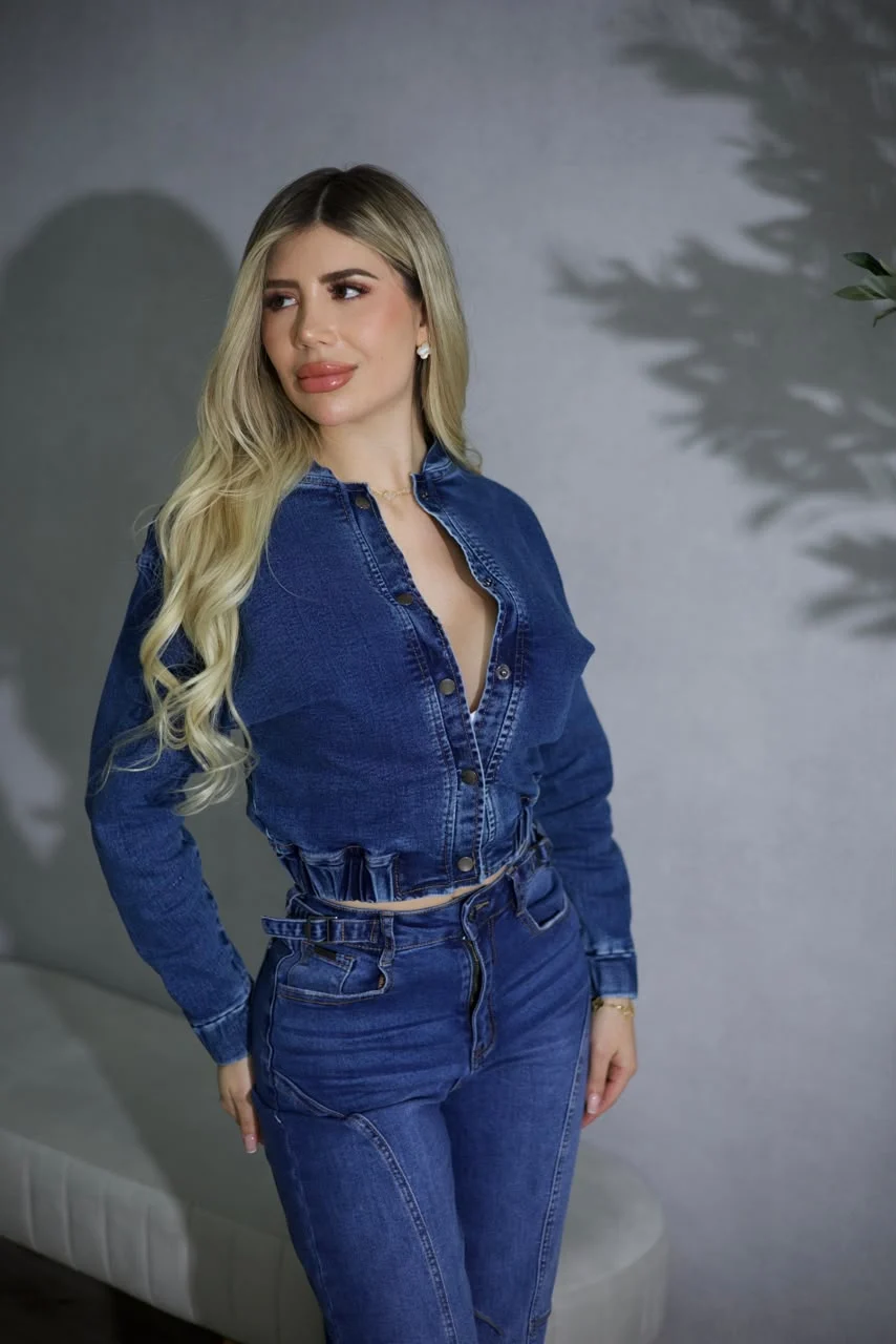 Bomber W Blue Nevado